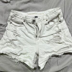White ae shorts size 8